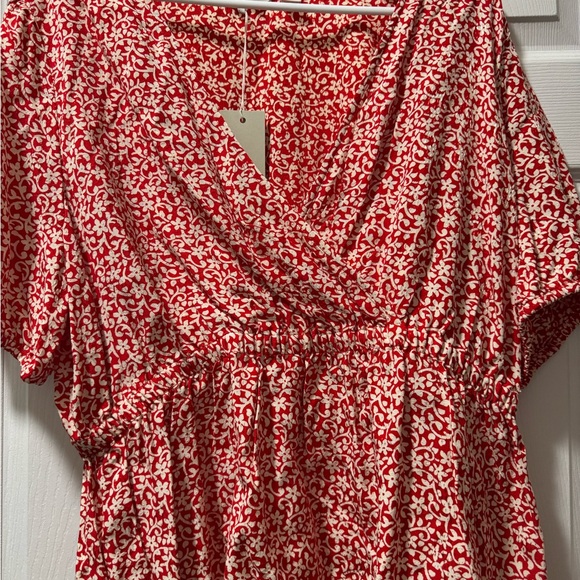 Boden Red and White Floral Dress - Picture 7 of 7